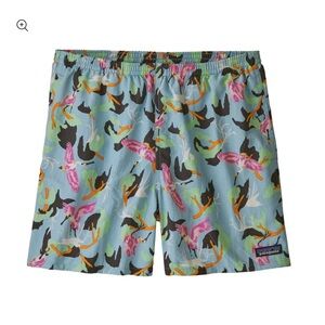 Patagonia Men's Baggies Shorts Swim Trunks - Spoonbills Big Sky Blue Style 57021
